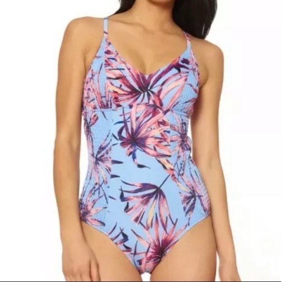 JESSICA Simpson Floral One Piece Swimsuit - Picture 1 of 5